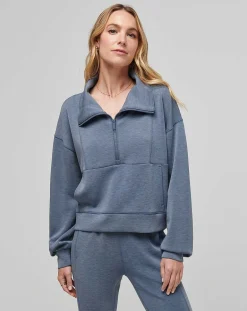TravisMathew Skyloft Soft Half Zip><noscript><img width=
