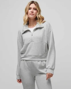TravisMathew Skyloft Soft Half Zip> Hoodies & Pullovers