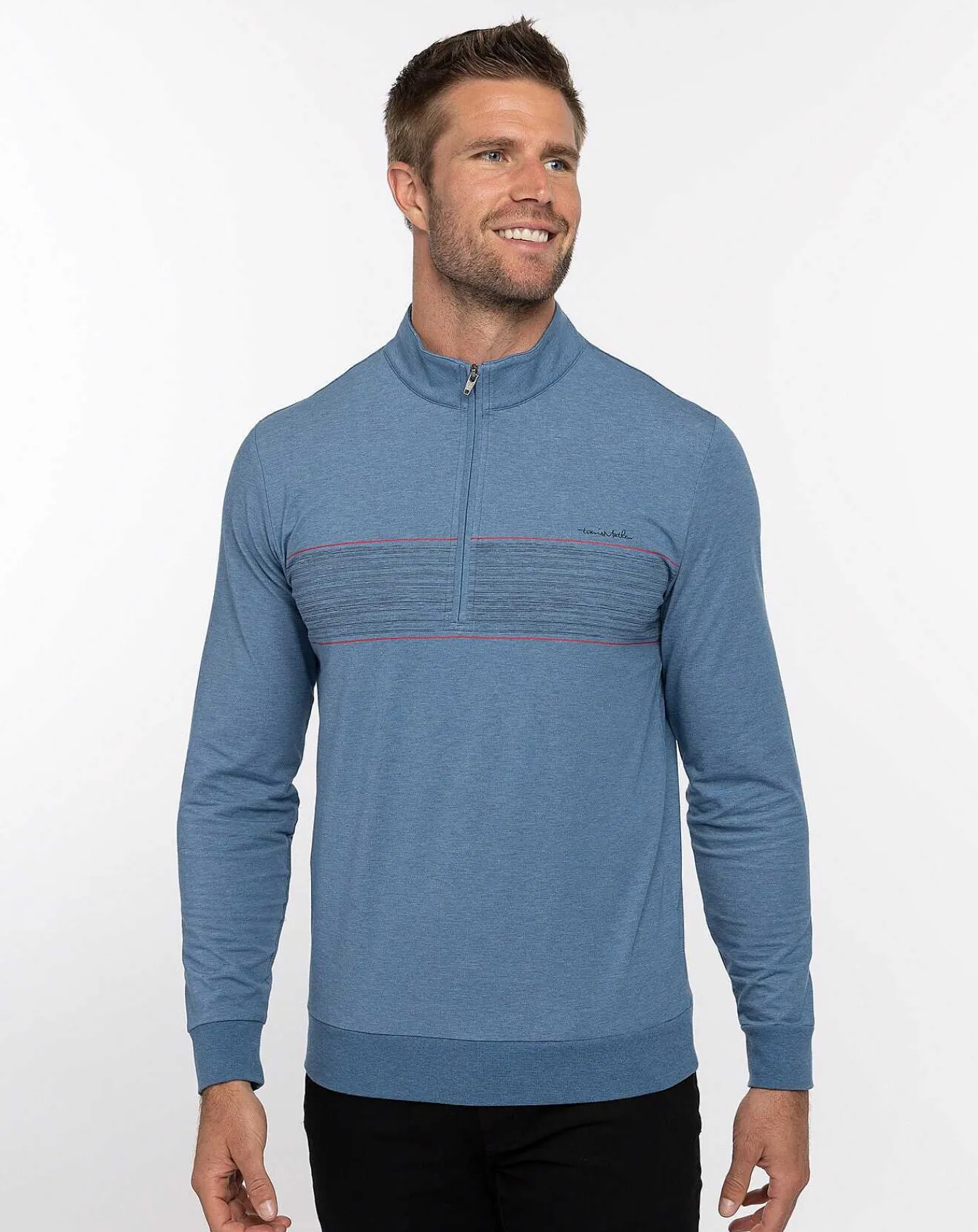TravisMathew Splash Of Color Quarter Zip> Quarter Zips