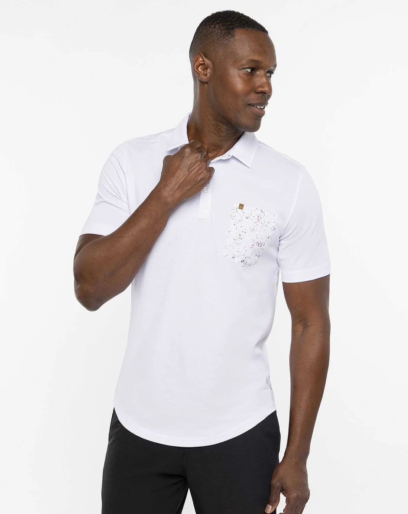 TravisMathew Splatter Pocket Polo> Polos