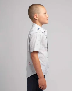 TravisMathew Star Spangled Banner Youth Button-Up> Youth Tops