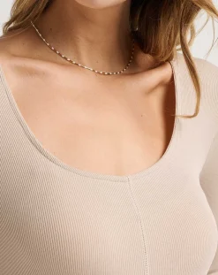 TravisMathew Sun Season Cloud Ribbed Top><noscript><img width=