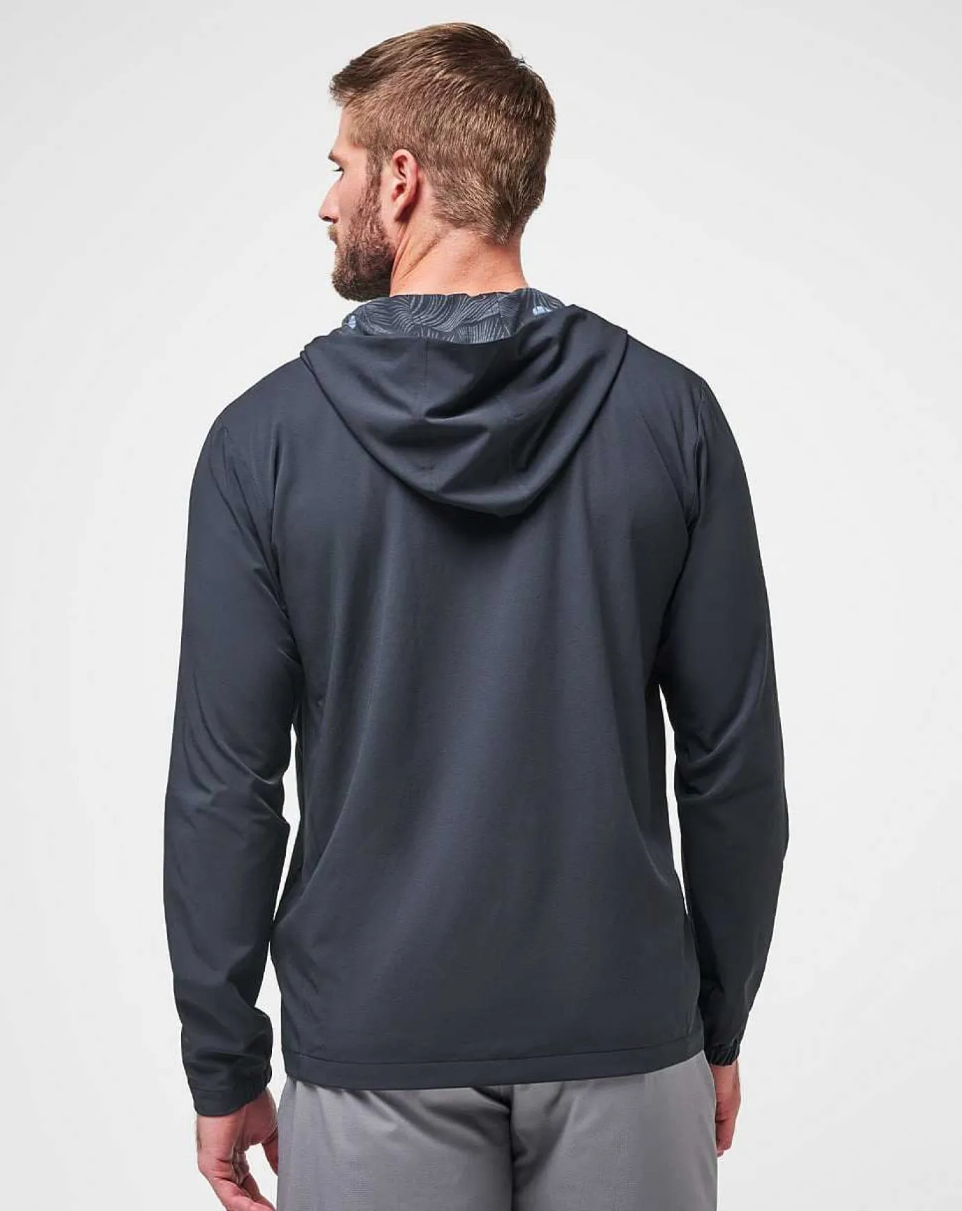 TravisMathew Tech Hoodie Striped Full Zip> Outerwear