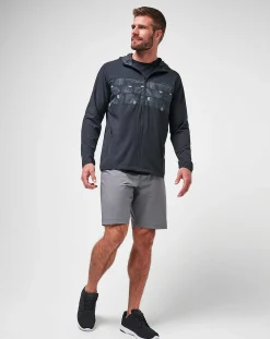 TravisMathew Tech Hoodie Striped Full Zip><noscript><img width=