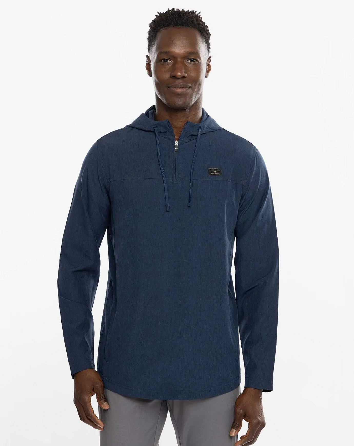 TravisMathew Topflight Quarter Zip Hoodie> Quarter Zips