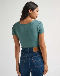 TravisMathew Tranquility Cloud Ribbed Top><noscript><img width=
