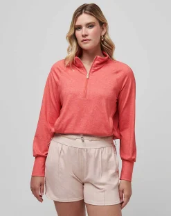 TravisMathew Tulum Weekend Moveknit Half Zip><noscript><img width=