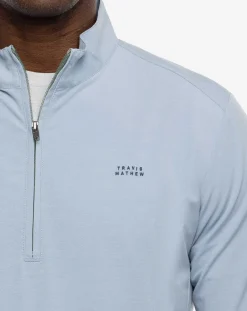 TravisMathew Twin Fin Quarter Zip><noscript><img width=