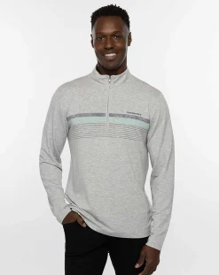 TravisMathew Twist Of Lime Quarter Zip> Quarter Zips