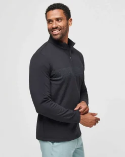 TravisMathew Upgraded Chest Stripe Quarter Zip> Quarter Zips