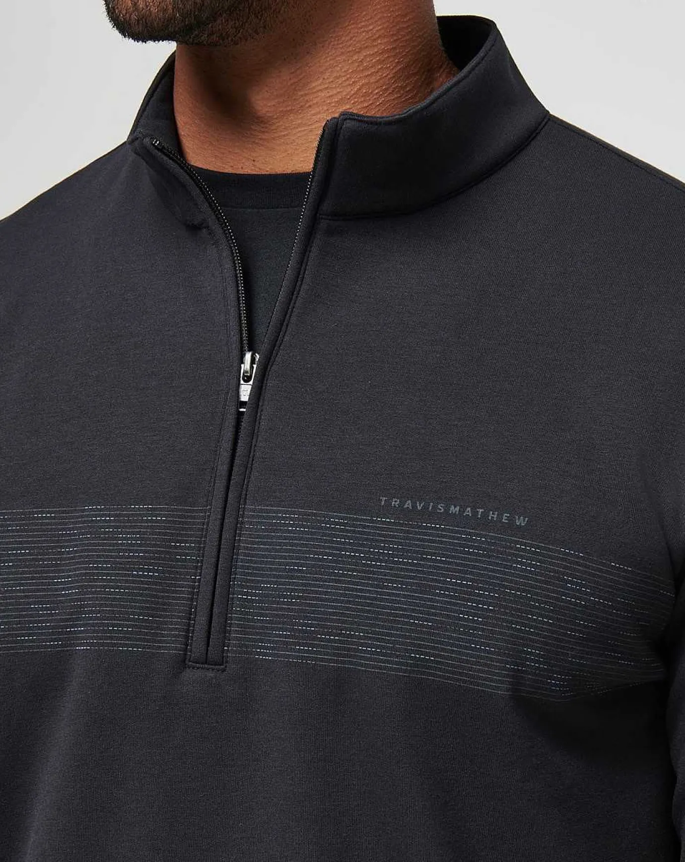 TravisMathew Upgraded Chest Stripe Quarter Zip> Quarter Zips