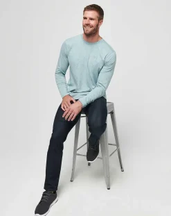 TravisMathew Warmer Tides Long Sleeve Tee> Tees