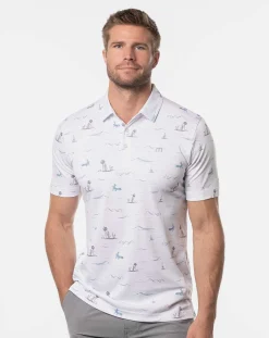 TravisMathew Warp Drive Polo> Polos